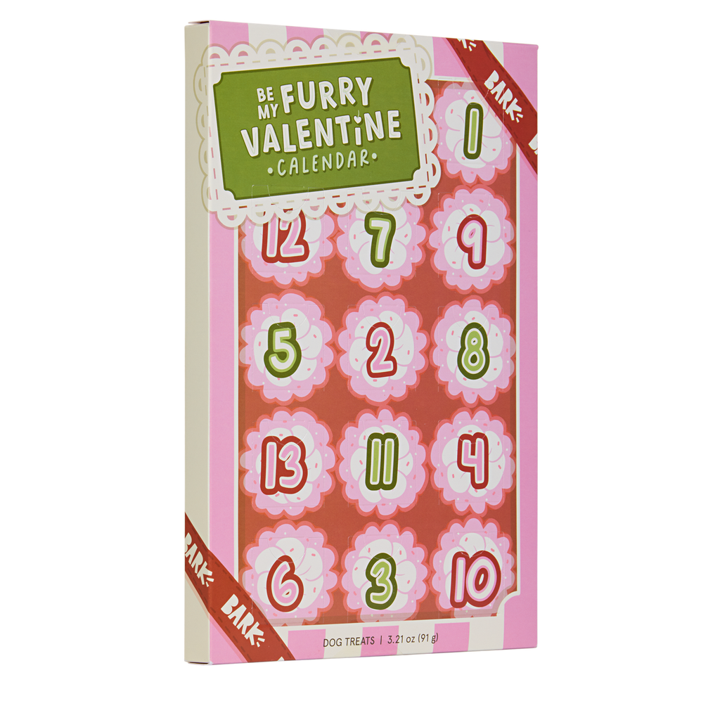 Be My Furry Valentine Treat Calendar Vegetarian Hard & Crunchy Dog Treats