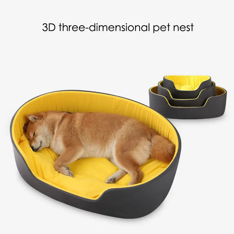 CozyNest™ Washable Dog Kennel | Warm, Soft & Non-Slip Bed for All Seasons