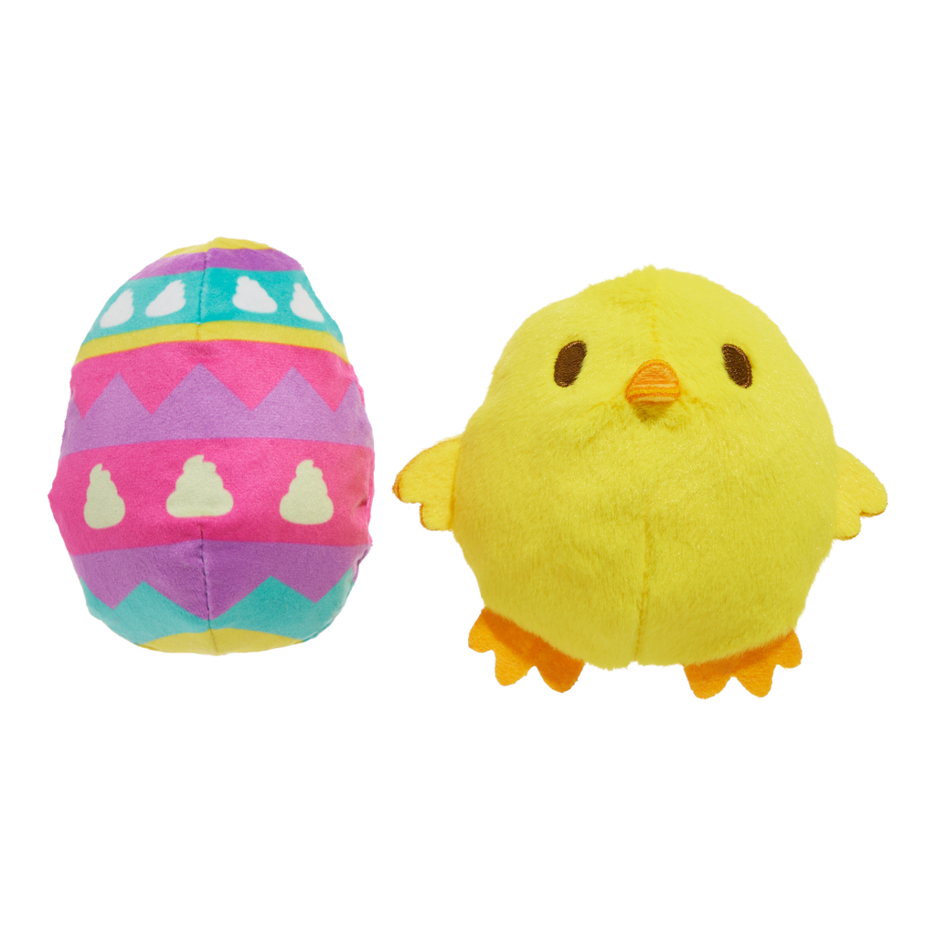 Chickie Poo Plush Multi-Part + Fetch Dog Toy